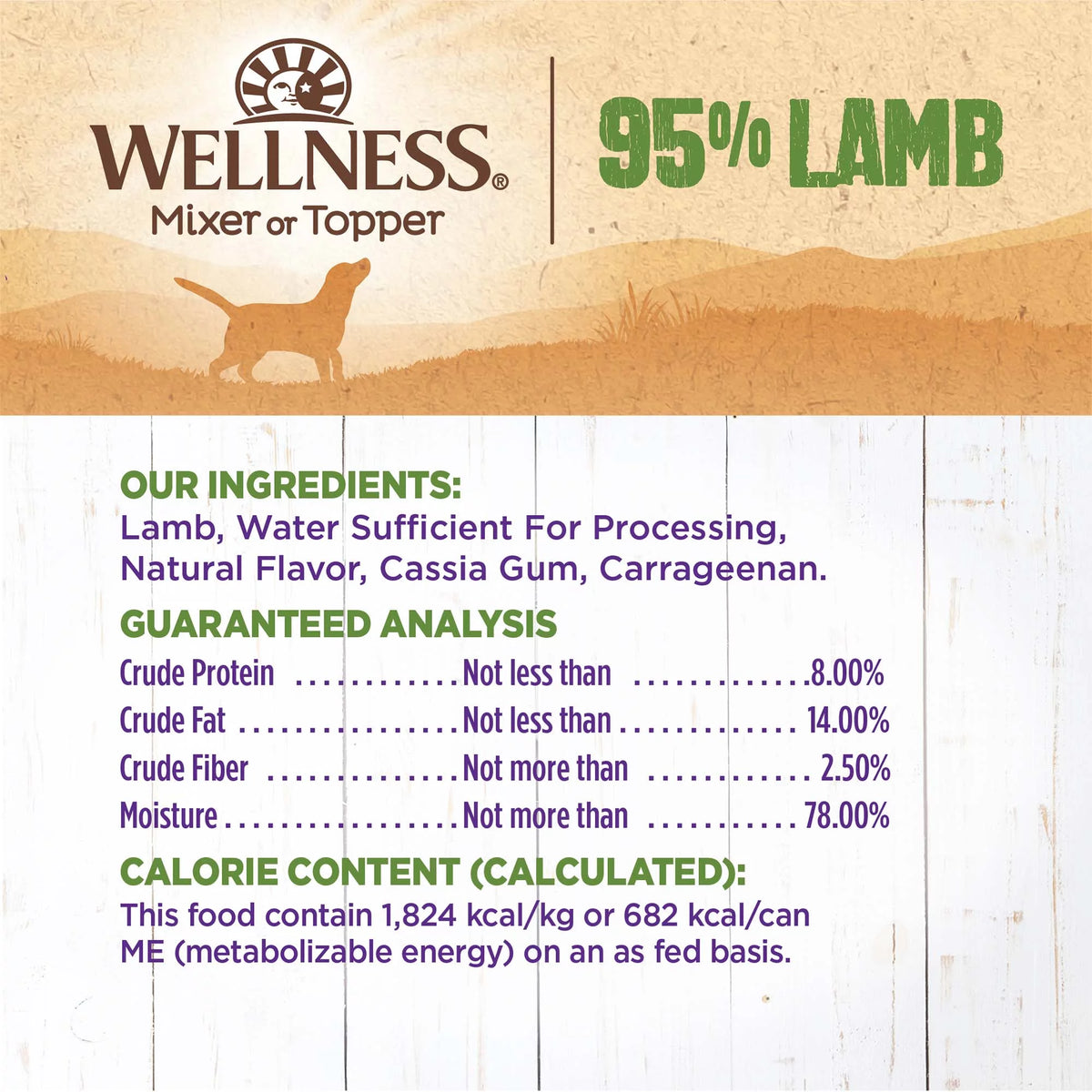 95% Lamb Grain Free Wet Canned Dog Food, 13.2-Ounce Can (Pack of 12) L7378