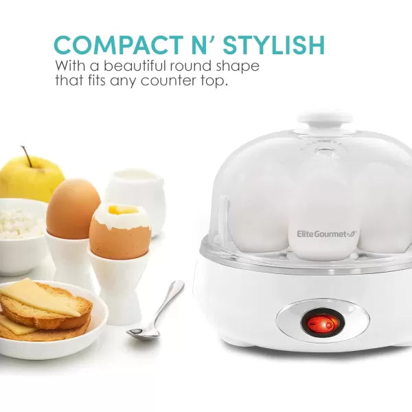 Charcoal Grey 7 Egg Capacity Electric Egg Cooker B774752