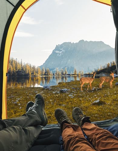 Green Waterproof Double Layer Pickup Truck Tent for 2 Person I859