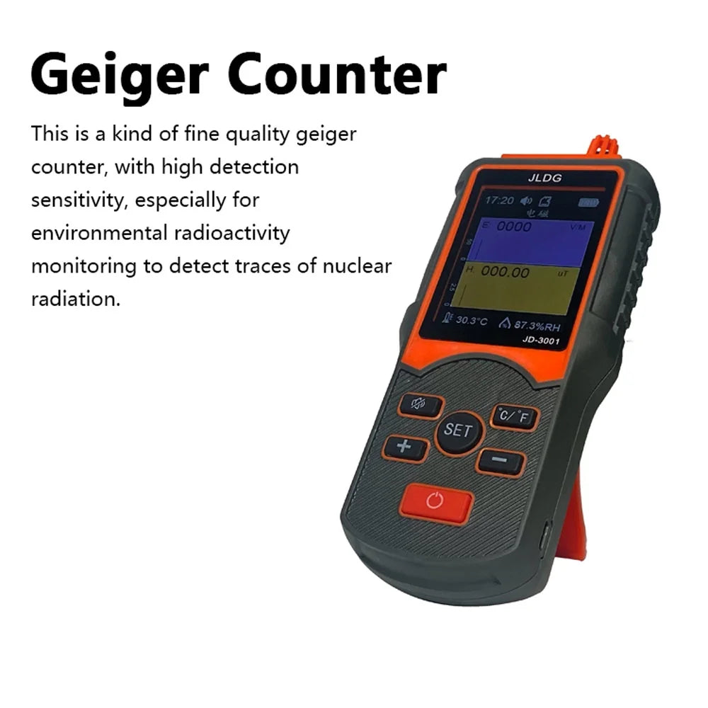 Geiger Counter and Electromagnetic Radiation Detector with Temperature and Humidity Measurement Z693