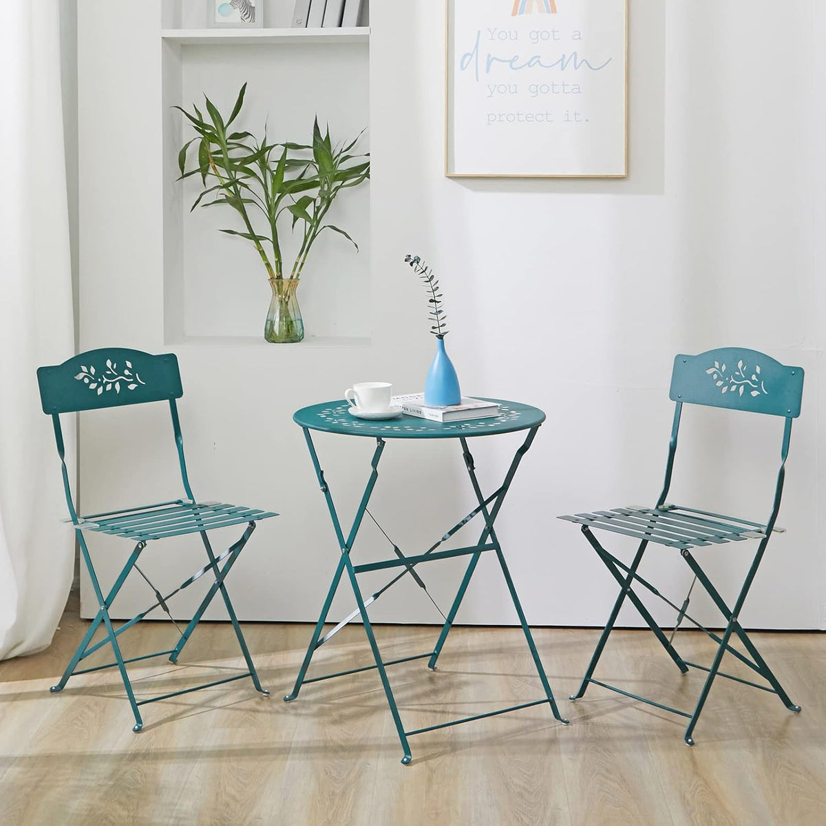 3 Piece Folding Patio Bistro Set K620392