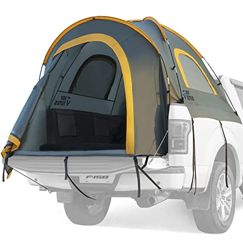Green Waterproof Double Layer Pickup Truck Tent for 2 Person I859