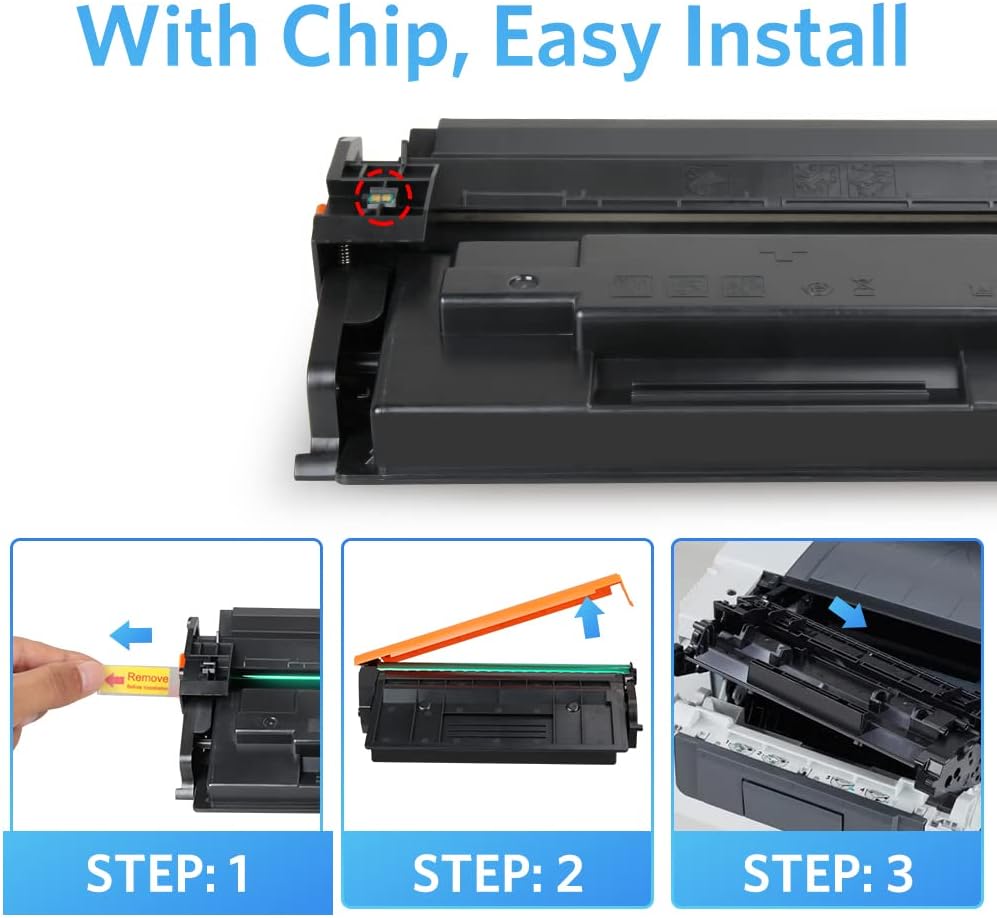 Compatible Toner Cartridge Replacement High Yield Black 5,000 Pages 1-Pack C16377