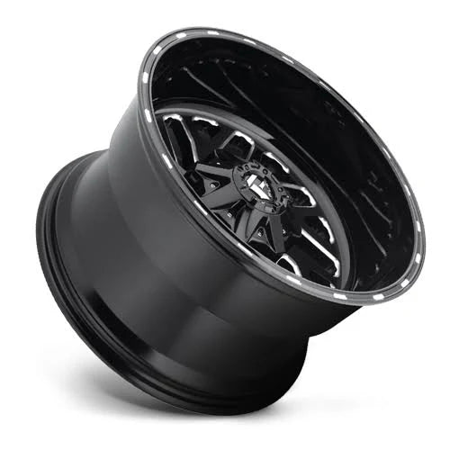 Gloss Black Milled 20x12 Fuel D581 H687