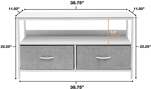 2 Drawer TV Stand Dresser V2595