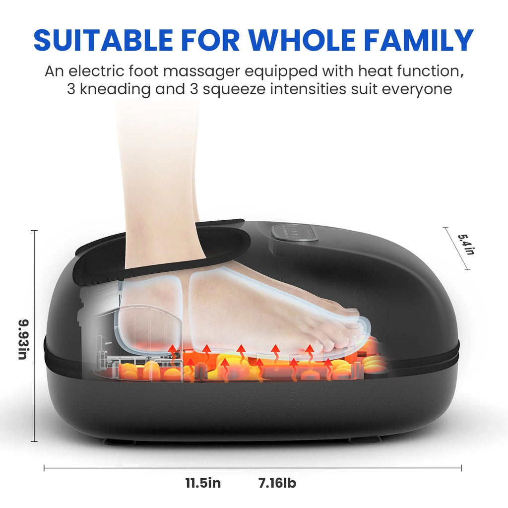 Black Shiatsu Foot Massager with Heat Z59494