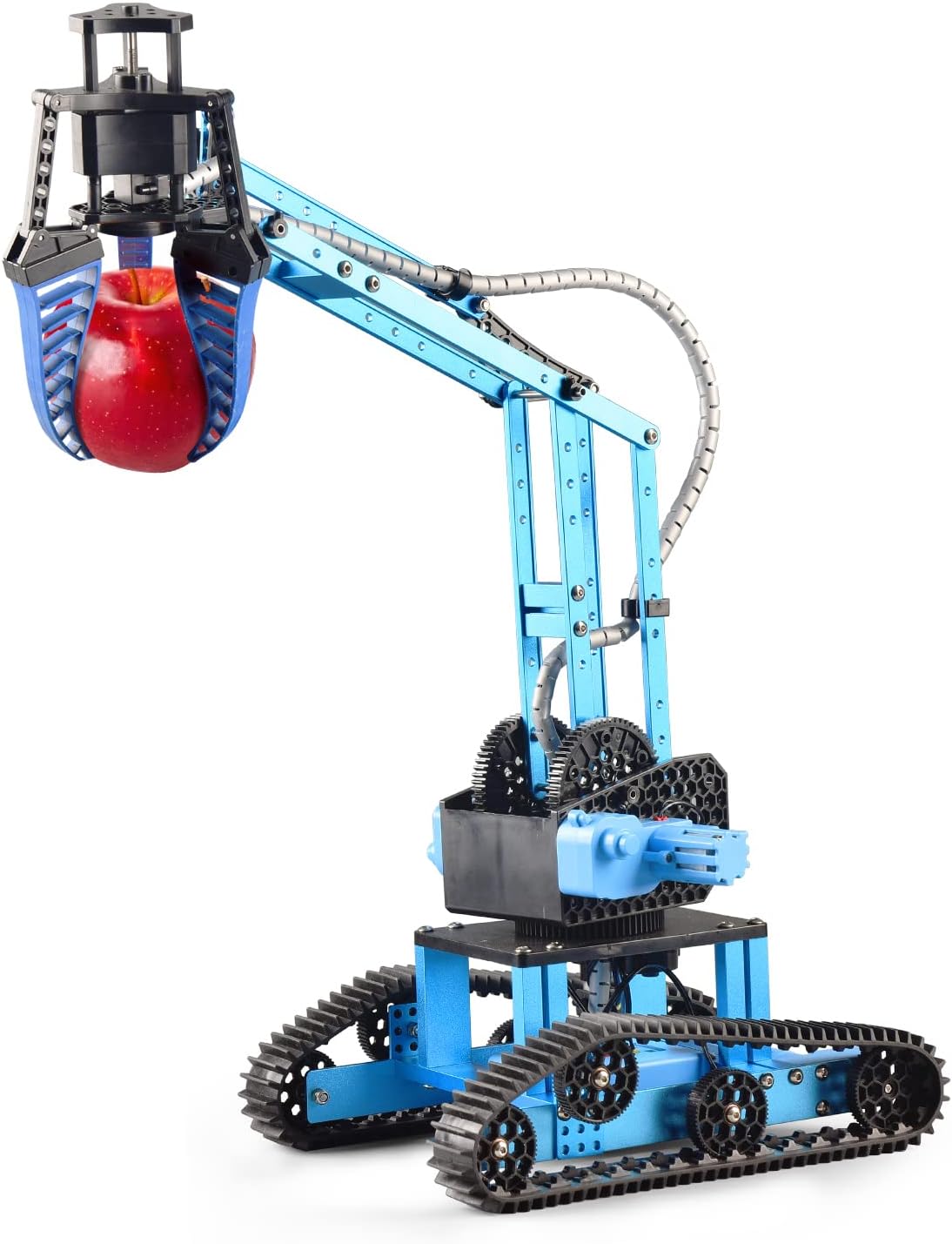 15 Channels 2.4G RC Robot Toy, DIY 151 pcs Take Apart Stem Excavator Toy Electronic Alloy Metal Mechanical Robotic Arm Building Kit Q5627