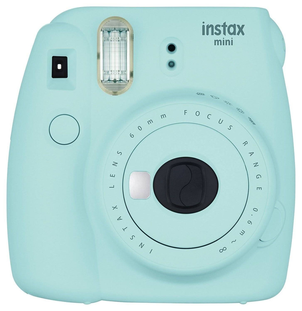 Ice Blue Instant Film Camera with 20PK Film, Blue Camera Case, Frames W445