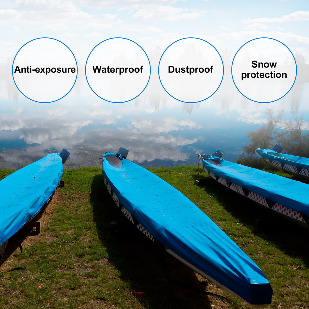 Blue Waterproof Kayak Cover 10.8-12.2ft R69378
