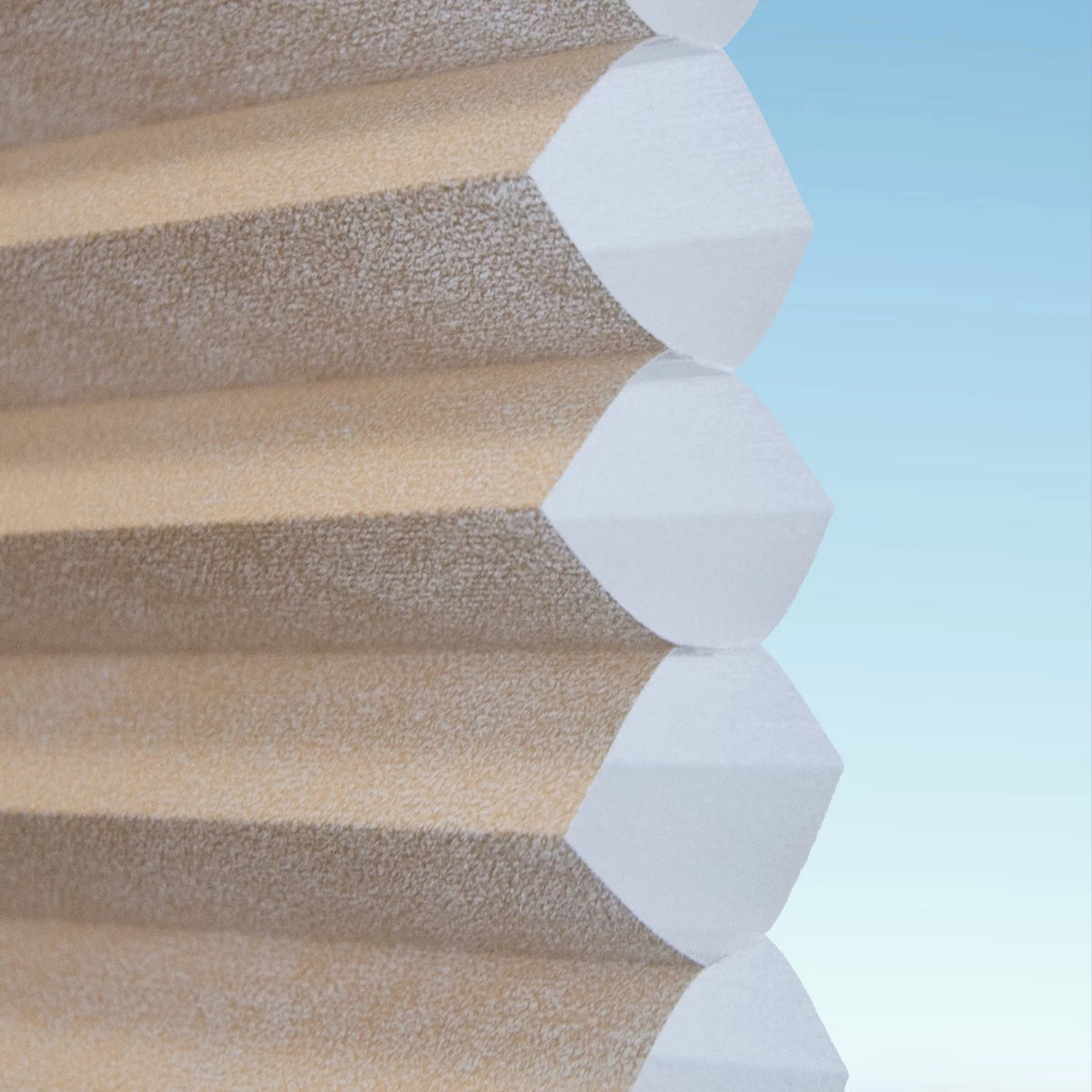 Brown Cordless Light Filtering Polyester Honeycomb Window Shades N944903