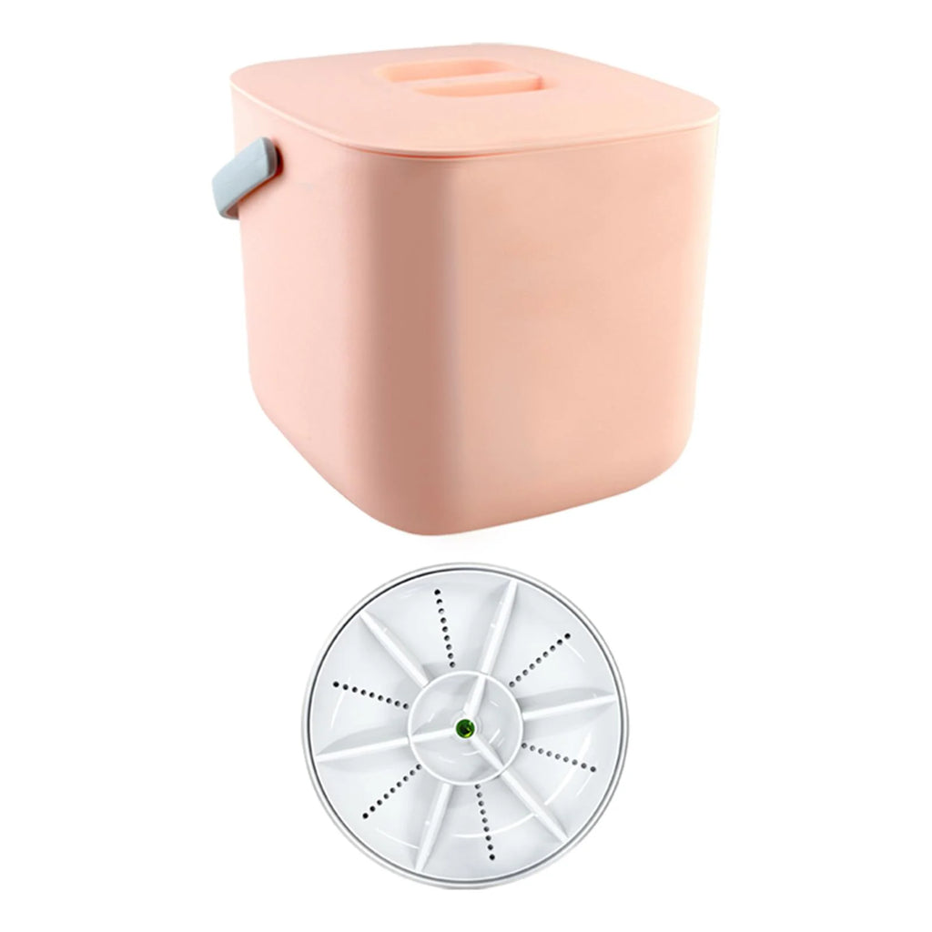 White Mini USB Dishwasher with Bucket S126635