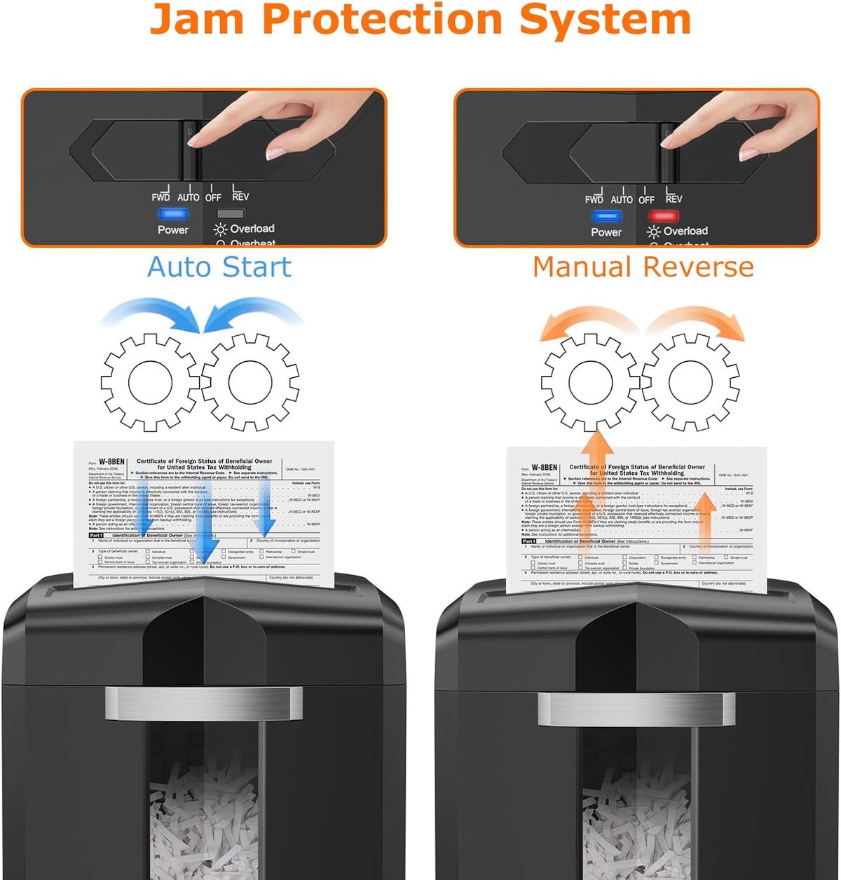 12 Sheet Cross-Cut Paper Shredder with 3.96 Gal Pullout Bin F85355