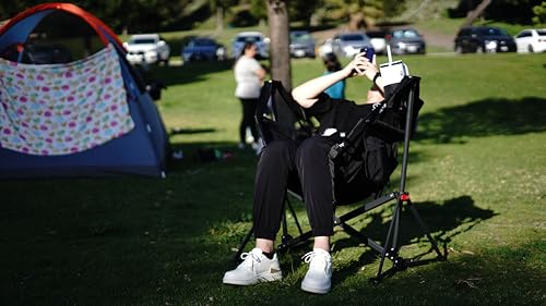 Hammock Chair with Cup Holder and Side Pocket A7896