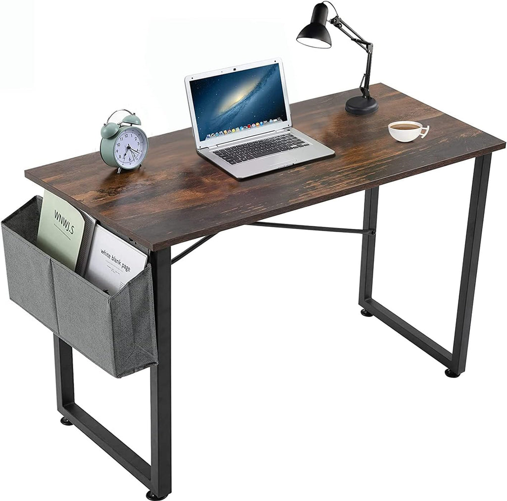 Brown 40 inch Desk with Storage Bag E85731