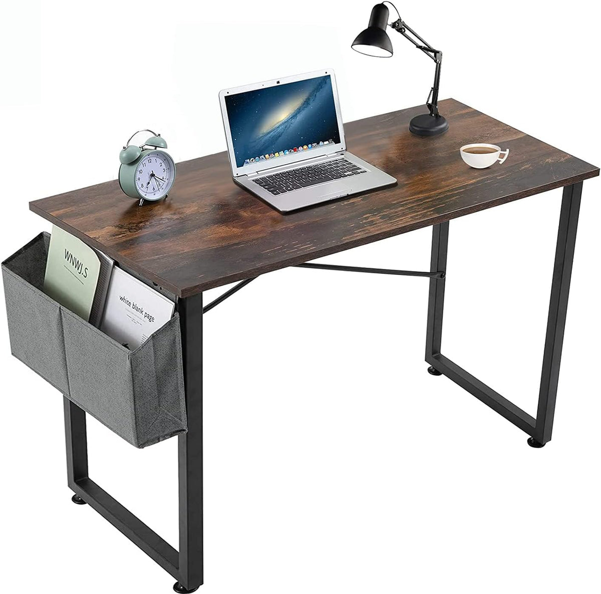 Brown 40 inch Desk with Storage Bag E85731