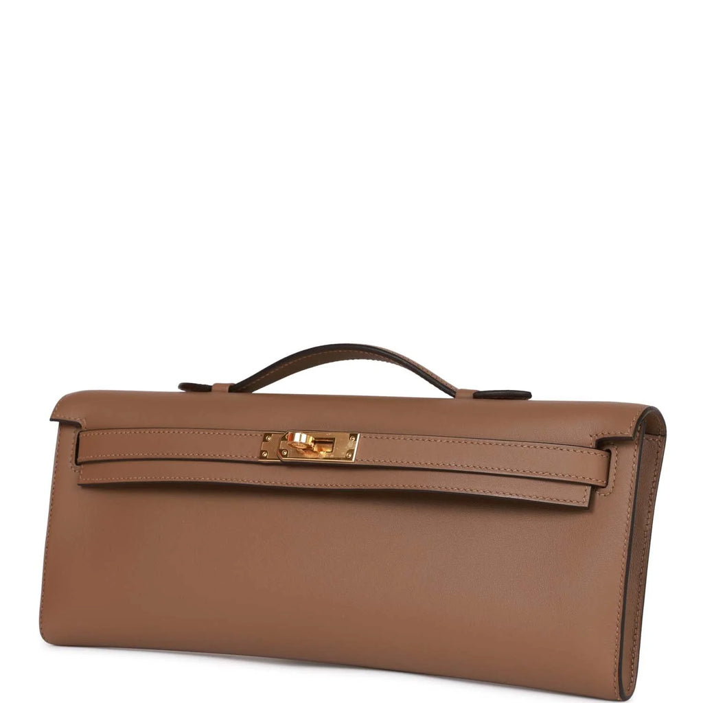 Beige Swift Leather Handbag Q521