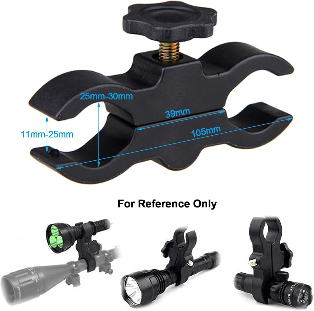 Predator Light with Interchangeable Red Green White LED Hunting Flashlight with Scope Mount B751