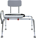 Bathtub Transfer Bench and Sliding Shower Chair with Cut Out L586385