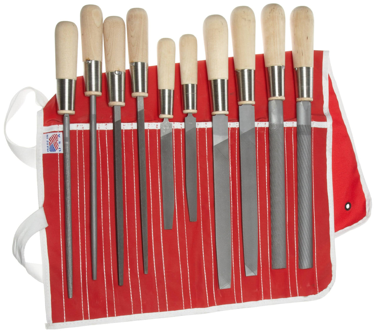 10 Piece All Purpose Hand File Set with Handles V196