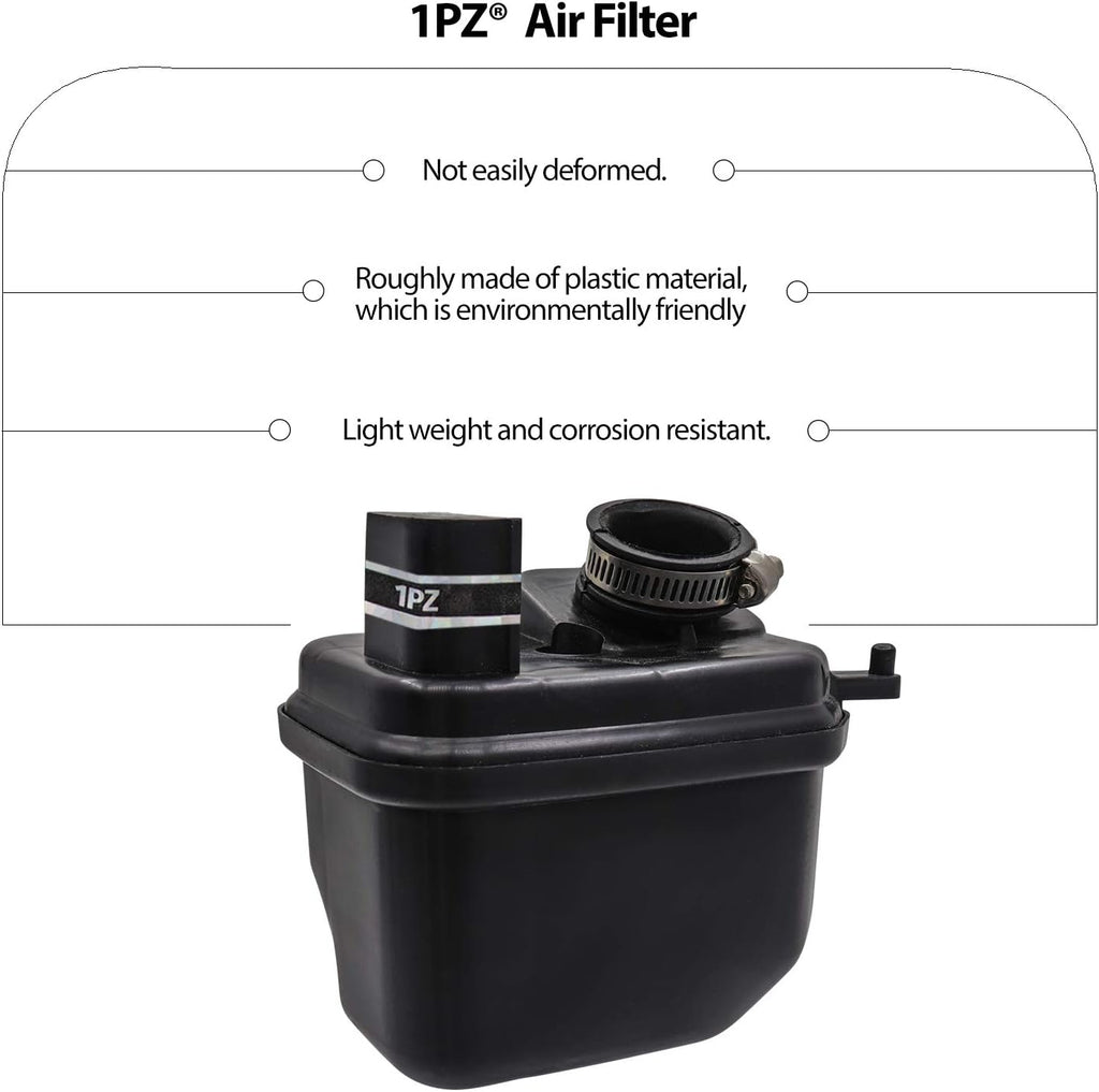 Carburetor Air Filter Fuel Filter & Throttle Choke Cable Pack of 2 F63071