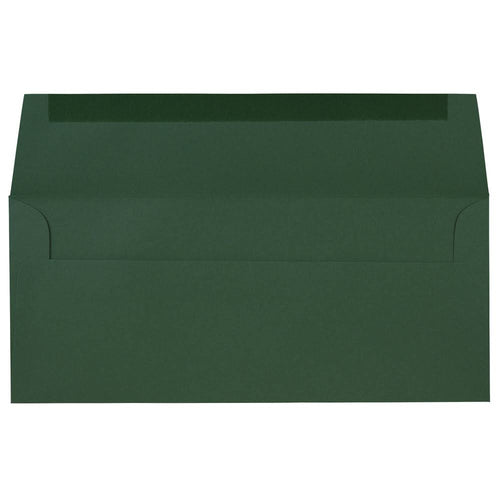 #10 Business Envelopes, 4 1/8 x 9 1/2, Dark Green, 1000/Carton Q8654