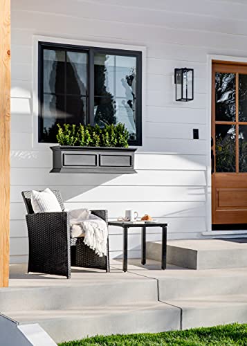 Plastic Rectangular Railing Planter C59679