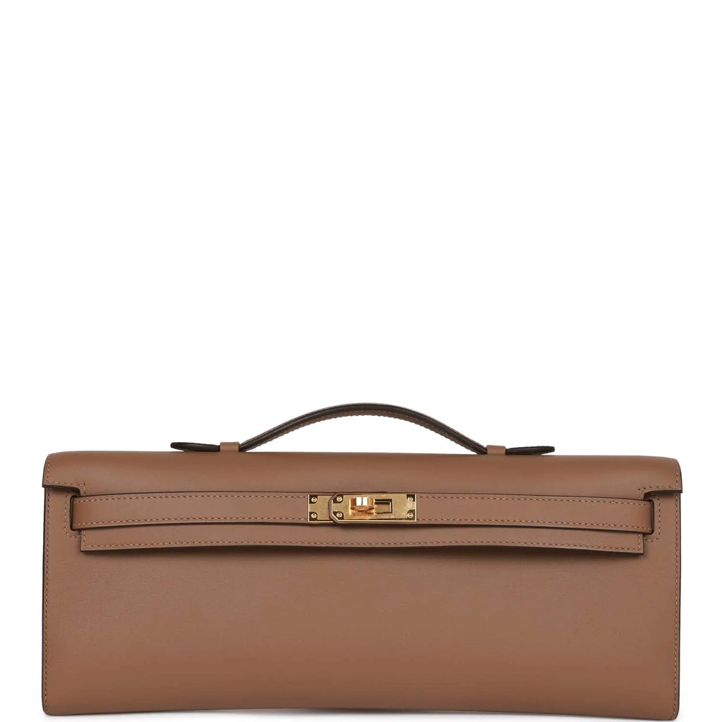 Beige Swift Leather Handbag Q521