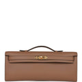 Beige Swift Leather Handbag Q521