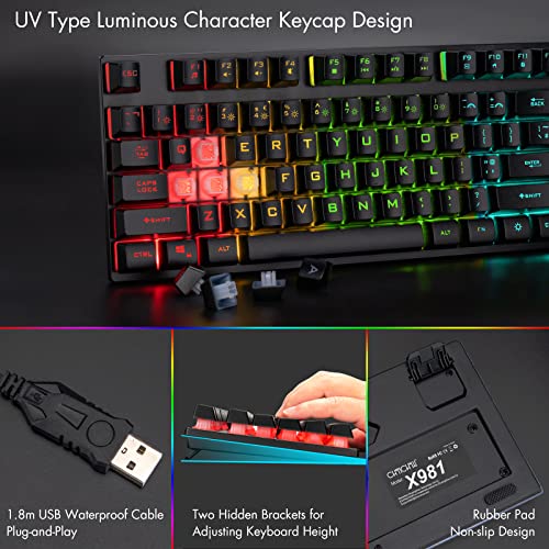 RGB Backlit Wired Gaming Keyboard G7149