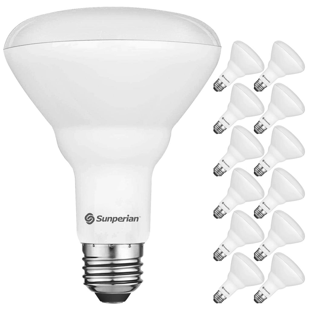 12 Pack BR30 LED Bulb 8.5W 4000K Cool White 800lm Dimmable Flood Light Bulbs N922833