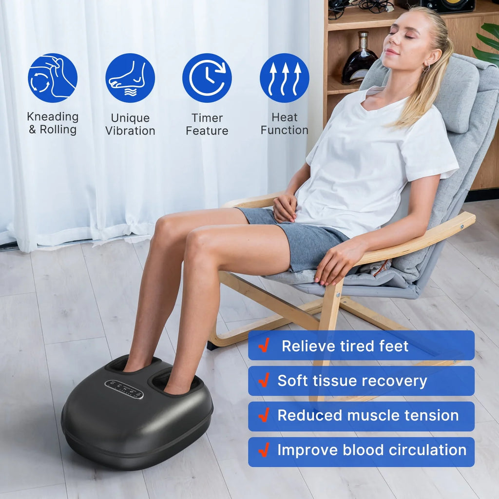 Black Shiatsu Foot Massager with Heat Z59494