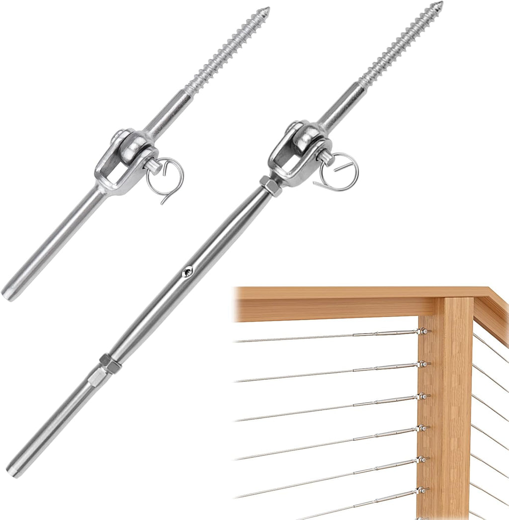 20 Set 1/8 T316 Stainless Steel Cable Railing Kit B794009