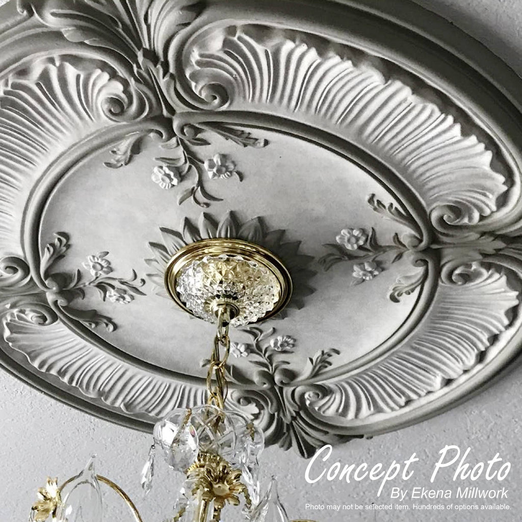 Hand-Painted Ceiling Medallion G49091