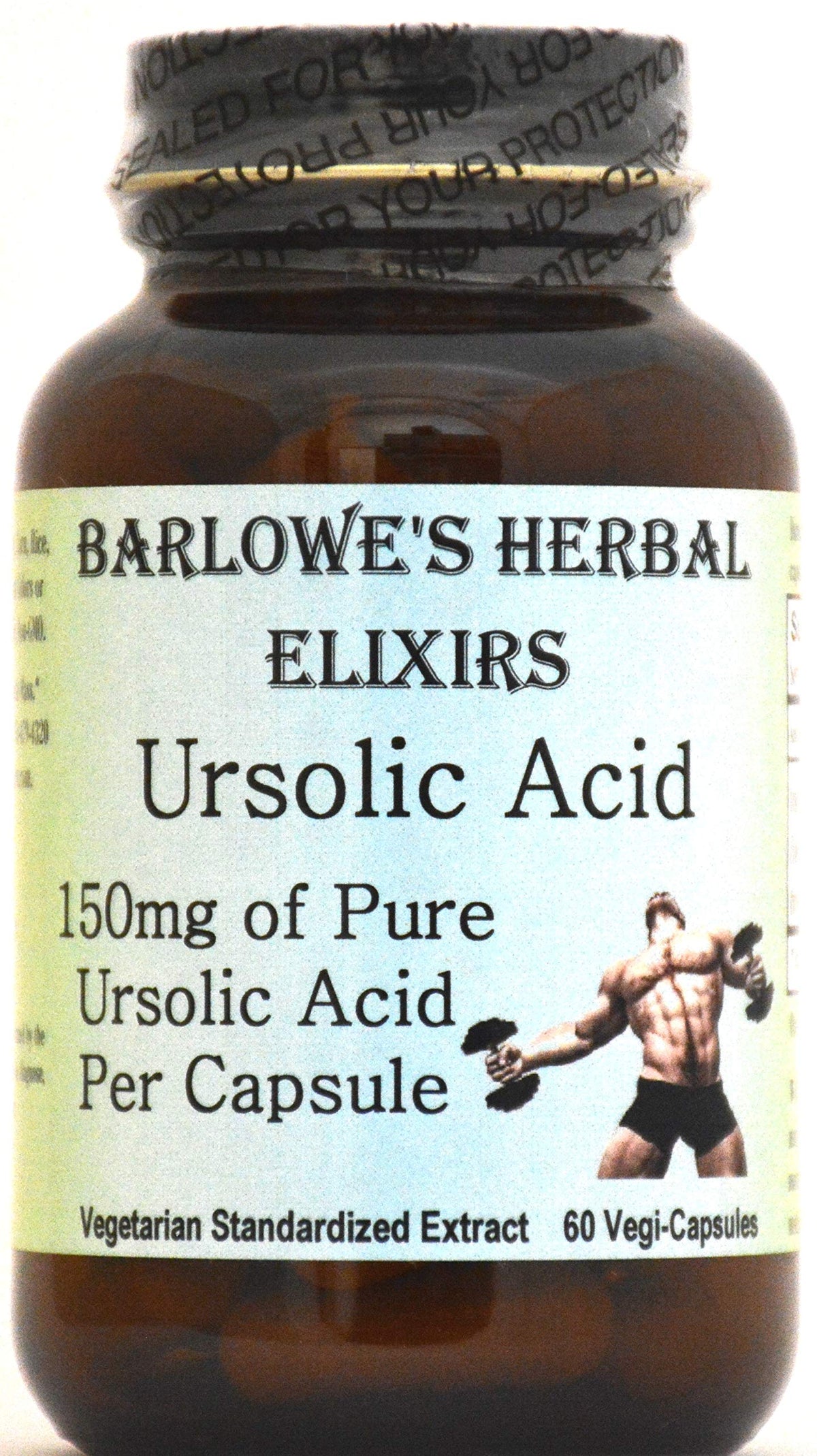 Ursolic Acid Extract 600mg 60 Veggie Capsules W6849
