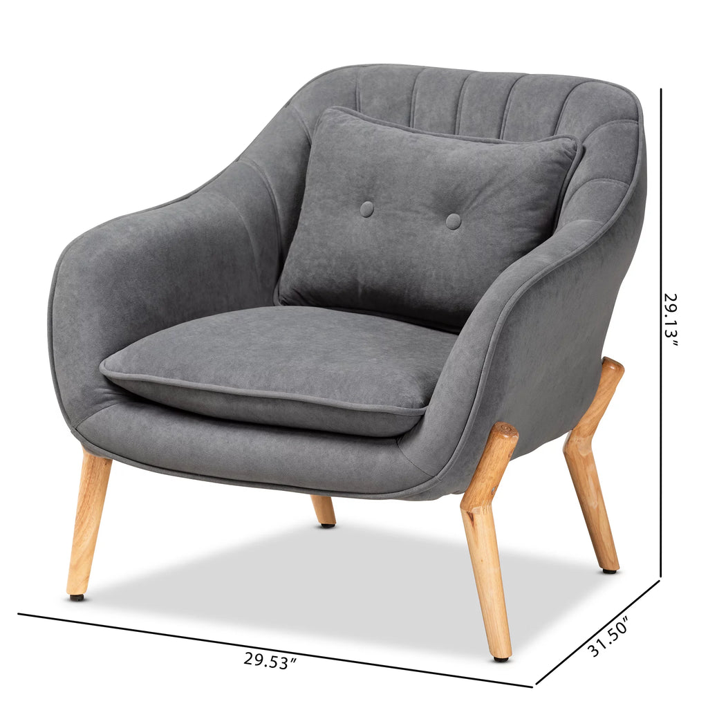 Gray Club Chair L54805