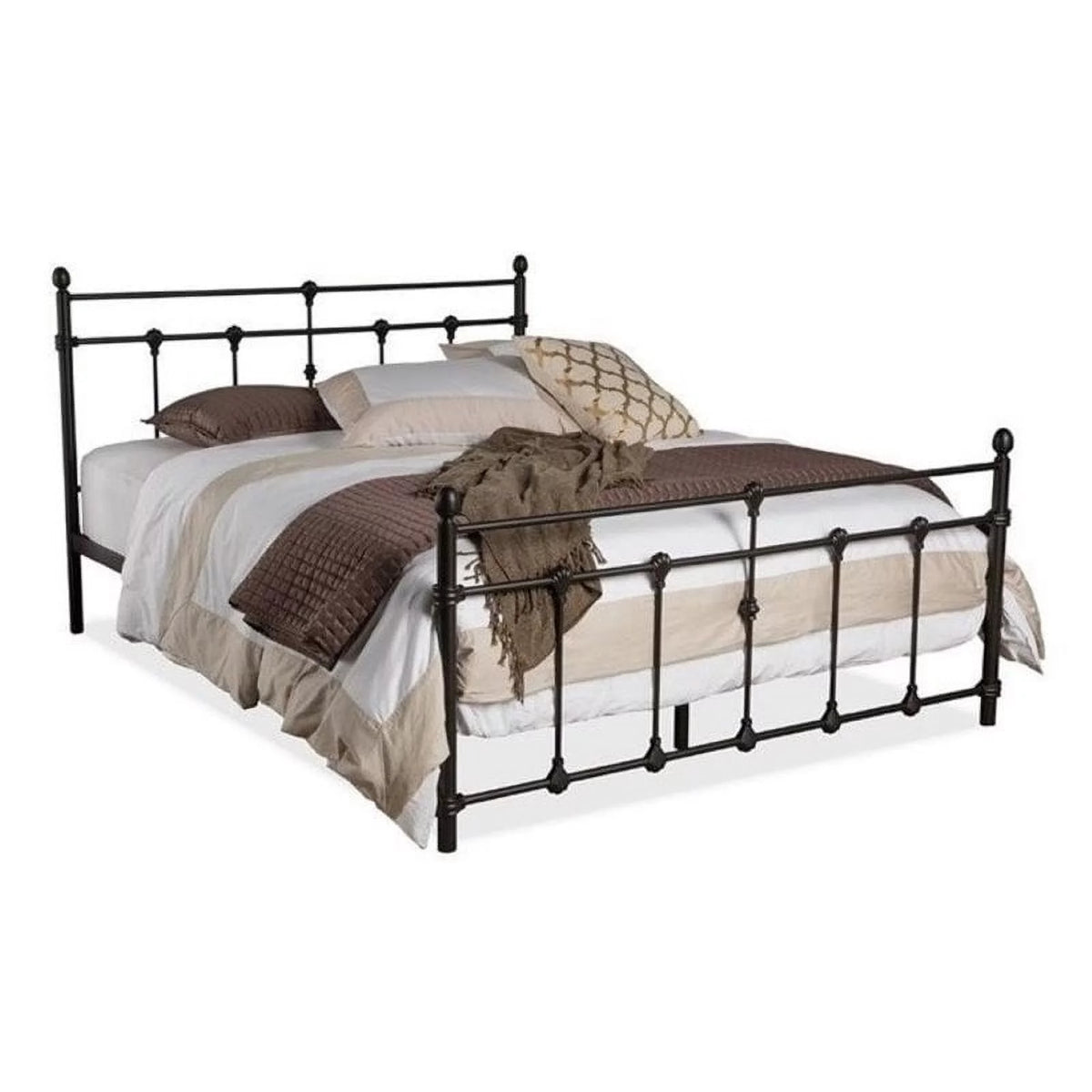 Queen Spindle Bed in Dark Bronze C346510