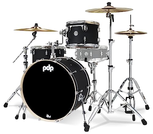 Satin Black 3-Piece Maple Drum Set Shell Pack K9092