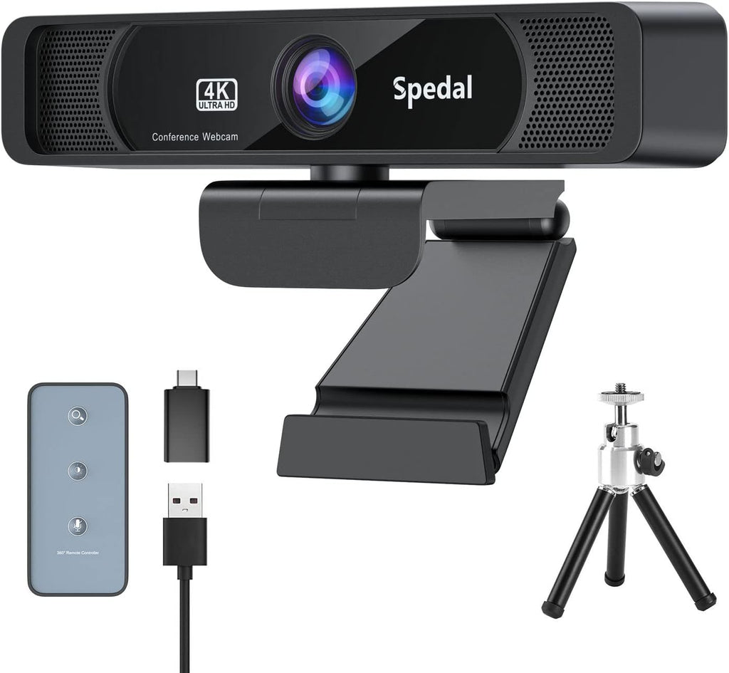 4K Wide Angle Webcam with Dual Microphones P321892