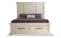 White Queen Storage Bed B231
