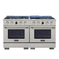 60 8 Burner Natural Gas Dual Fuel Range Stainless Steel J460985