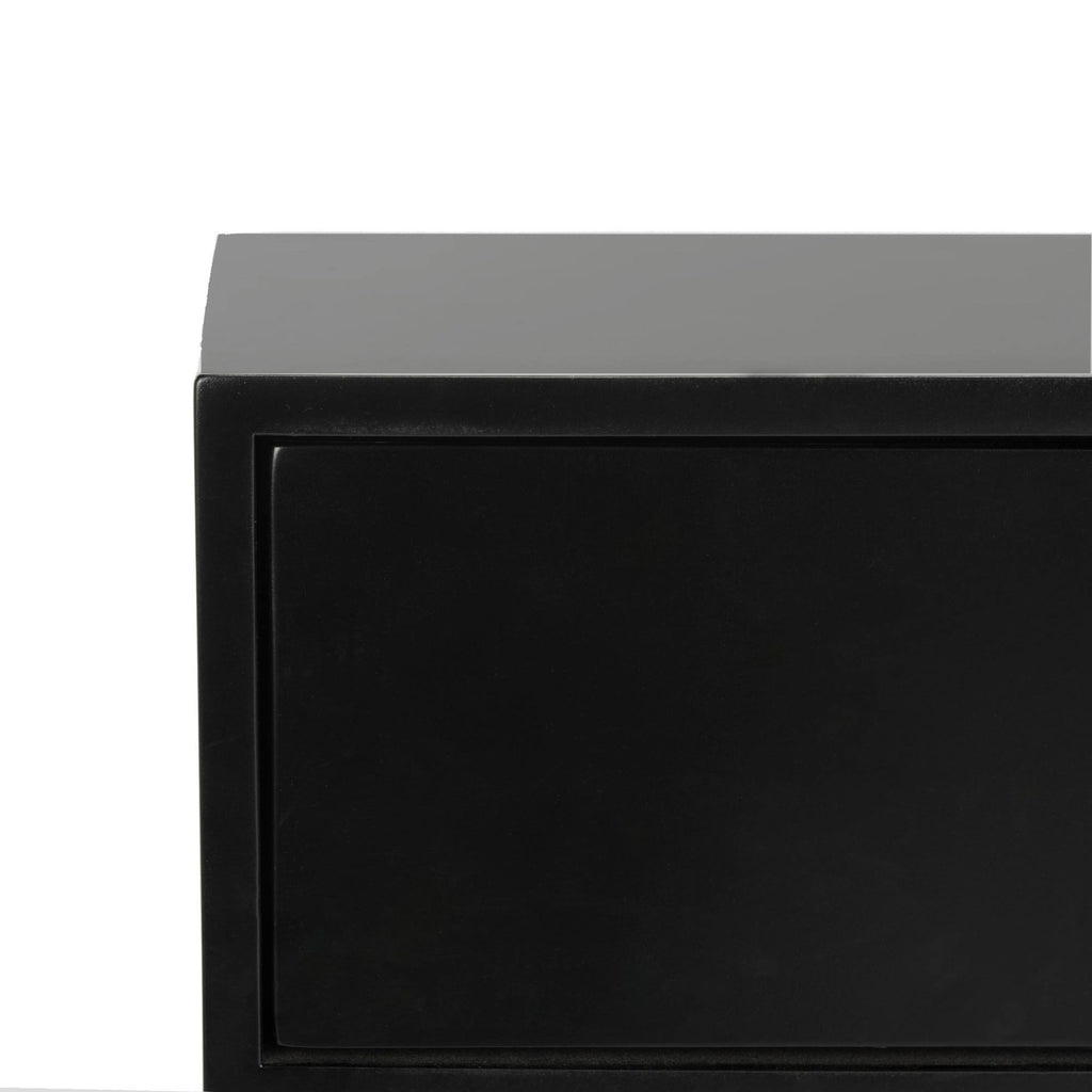 Black Cross Leg End Table U94697