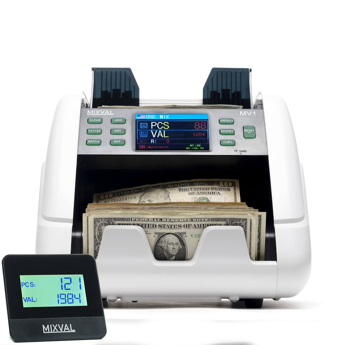 Single Pocket Mixed Money Counter R989