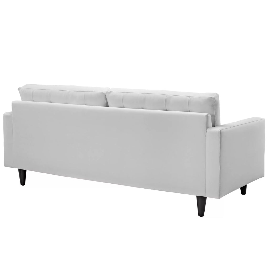 White Leather Sofa T59624