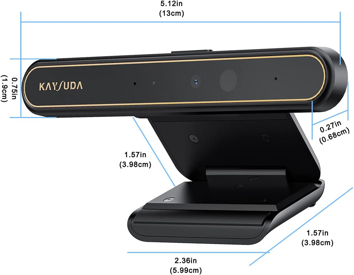 1080P Webcam with Dual Microphones, Pack of 2 G596238