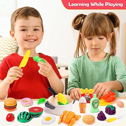 Pink Kids Kitchen Playset with Sound and Light J863