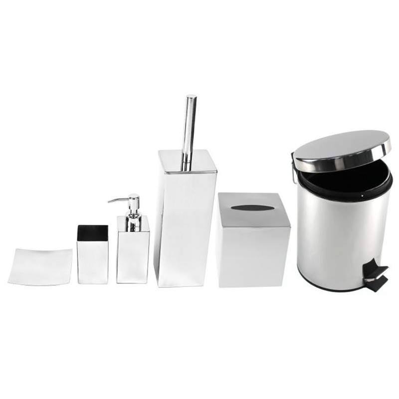 Chrome Bathroom Accessory Set B554