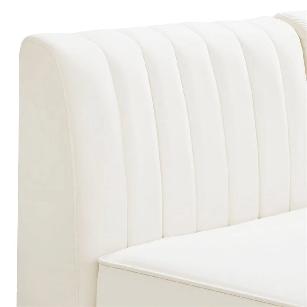 Cream Velvet Modular Sofa C103
