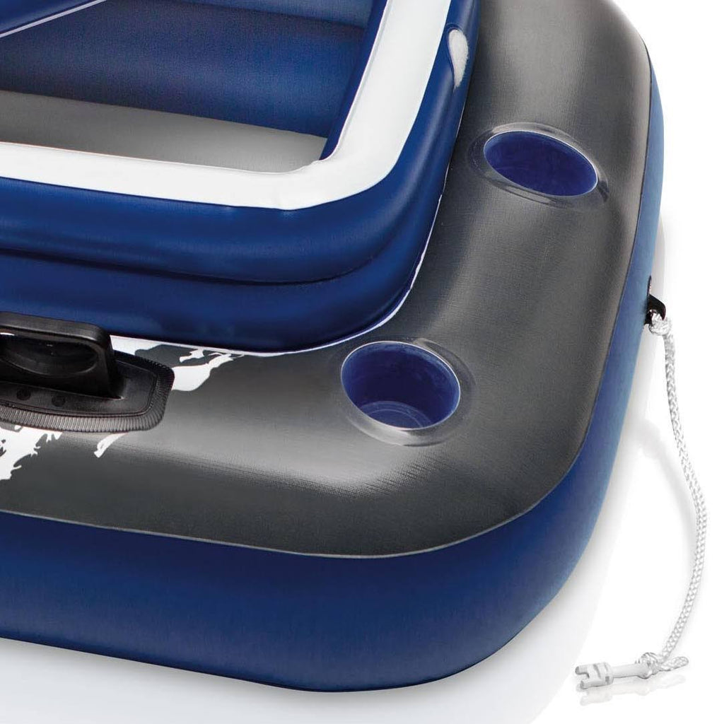 72 Can Beverage Cooler Float 2 Person Pool Float (2 Pack) V9226