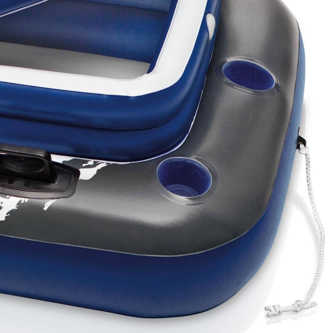72 Can Beverage Cooler Float 2 Person Pool Float (2 Pack) V9226