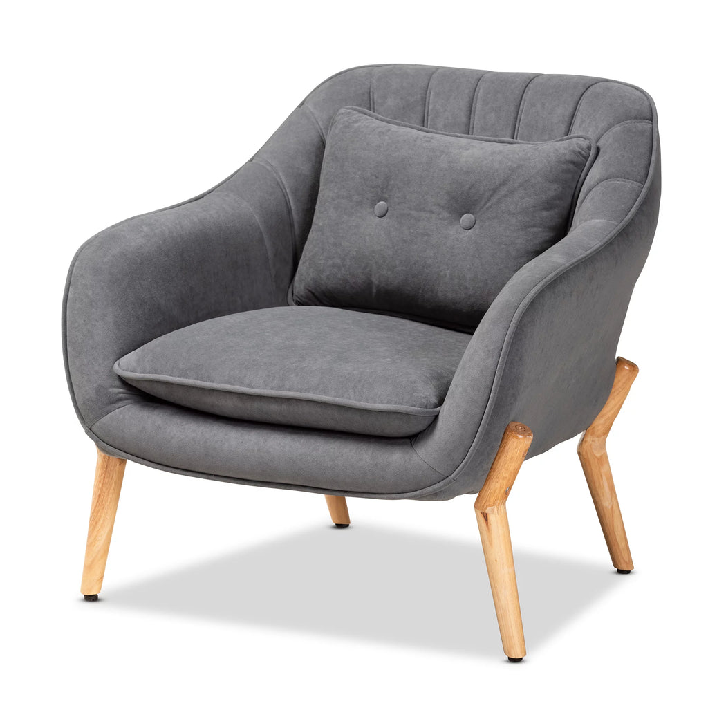 Gray Club Chair L54805